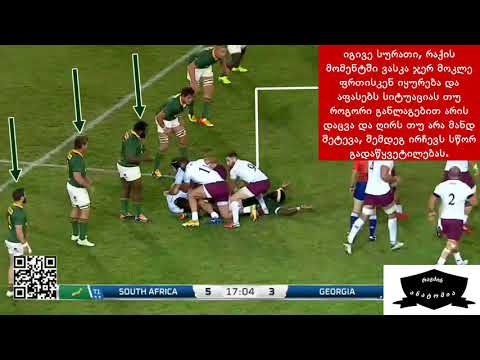 Rugby analysis: Vasil Lobzhanidze vs South Africa